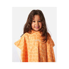RIP CURL Mixed Hooded Towel-Girl poncho, turquoise