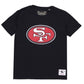 Mitchell &amp; Ness NFL Team Logo Tee San Francisco M 49ERSS BMTRINTL1053-SF4BLCK Clothing/Lifestyle/T-shirts/Mitchell & Ness Your Sports Performance