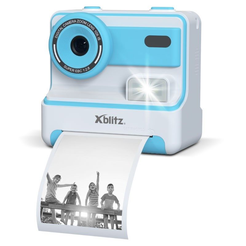 XBLITZ INSTANT CAMERA WITH FLASH BLUE PRINTER Aparaty/Aparaty natychmiastowe Your Sports Performance
