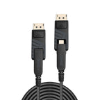 50-meter DisplayPort 1.4 Hybrid Fiber Optic Cable Kable i adaptery/Kable DisplayPort Your Sports Performance