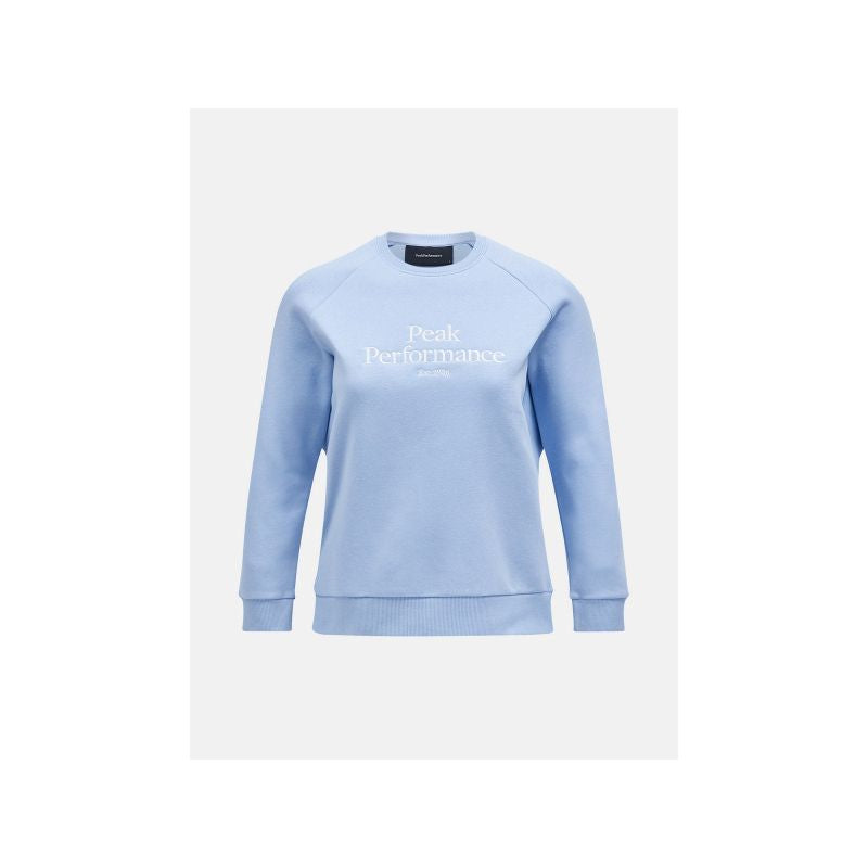 Peak Performance W Original Crew Sweatshirt Blue Import z PMSport Your Sports Performance