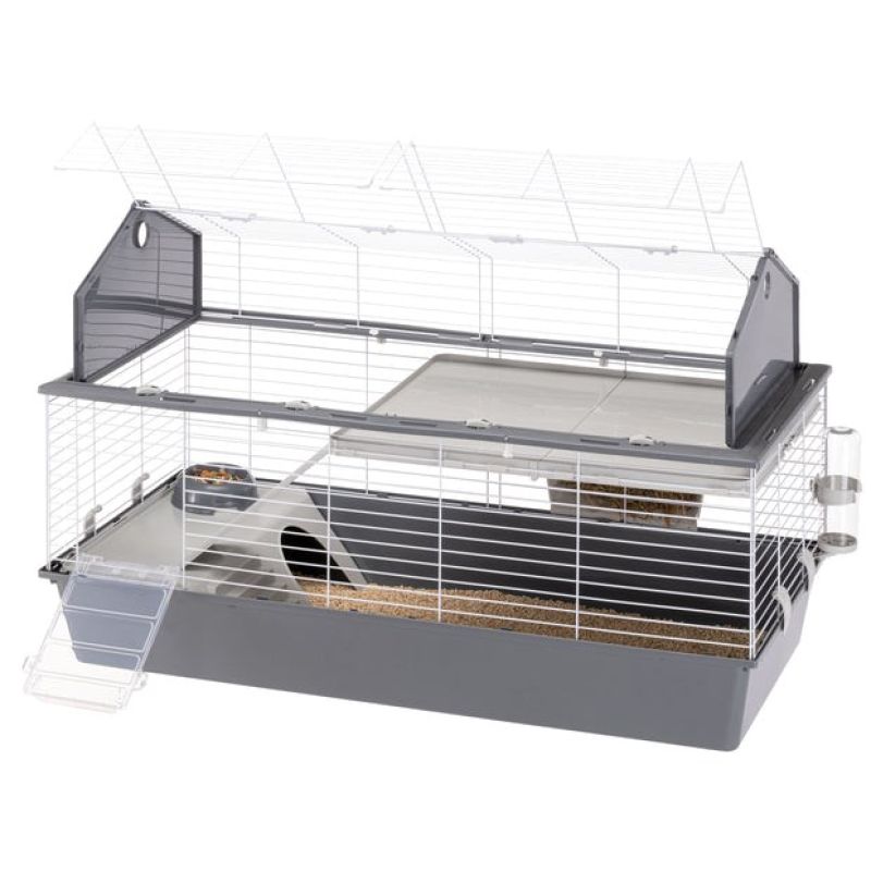 FERPLAST Barn 120 - two-story cage for guinea pigs and rabbits Dla małych zwierząt/Klatki Your Sports Performance
