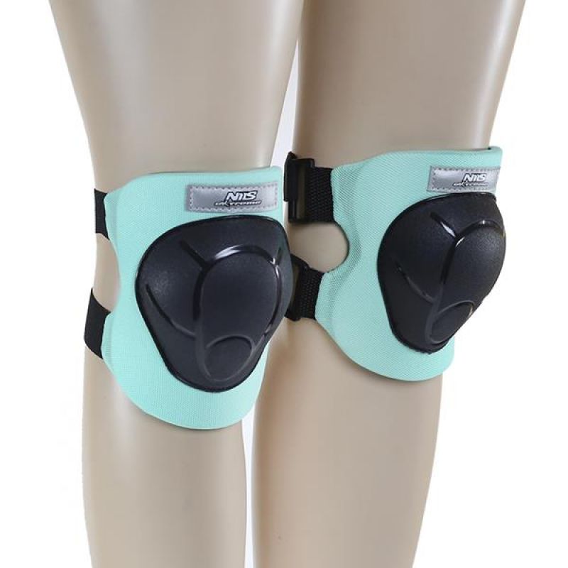 Nils Extreme Protectors Set Black and Mint H210 Size L Accessories/Protectors and knee pads Your Sports Performance
