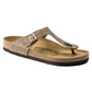Birkenstock Gizeh Oiled Leather Tobacco Brown Narrow Women's Flip-Flops (0943813) Footwear/Lifestyle/Brinkenstock/Japonki Birkenstock
