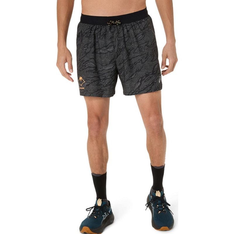 Asics FujiTrail All Over Print 5IN Short M 2011D392001 Clothing/Running Asics