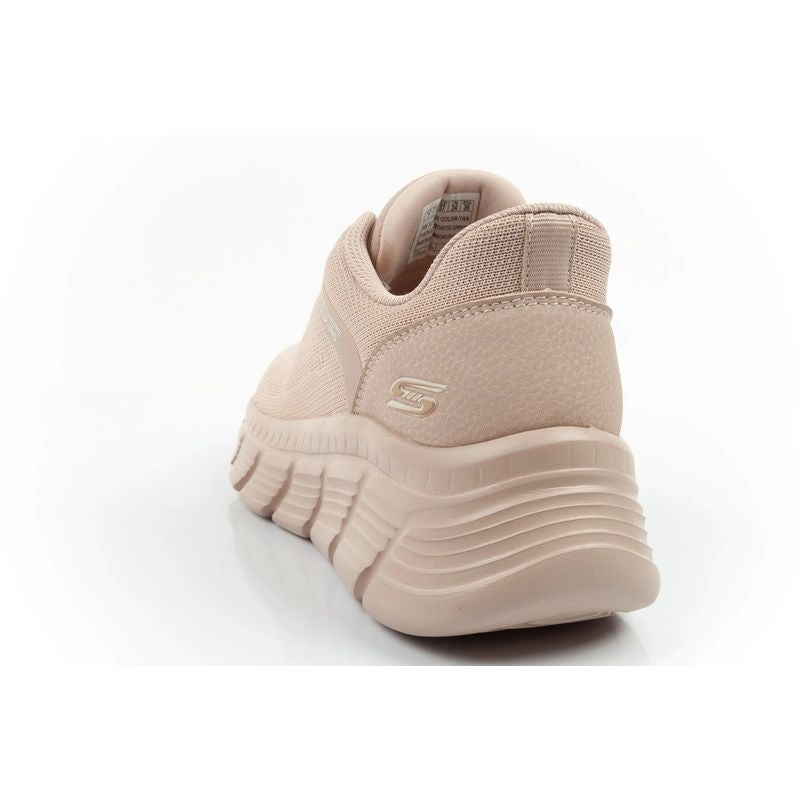 Skechers women's sports shoes Bobs B Flex SLIP-INS beige comfortable Skechers