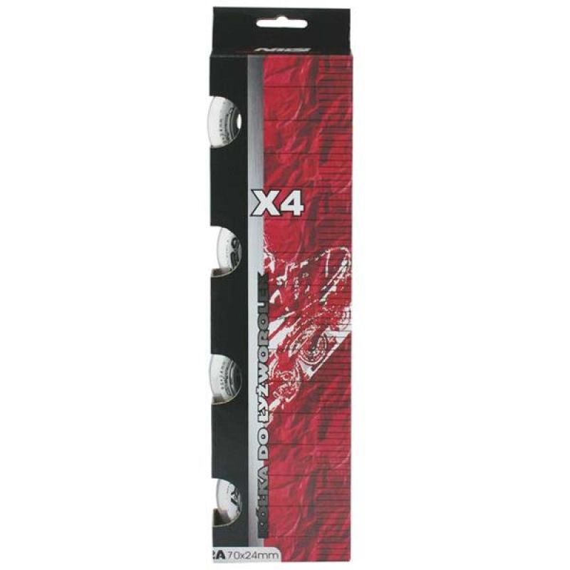 PU 70x24 82A TRANSPARENT WHEELS (4 pcs.) NILS EXTREME In preparation Your Sports Performance