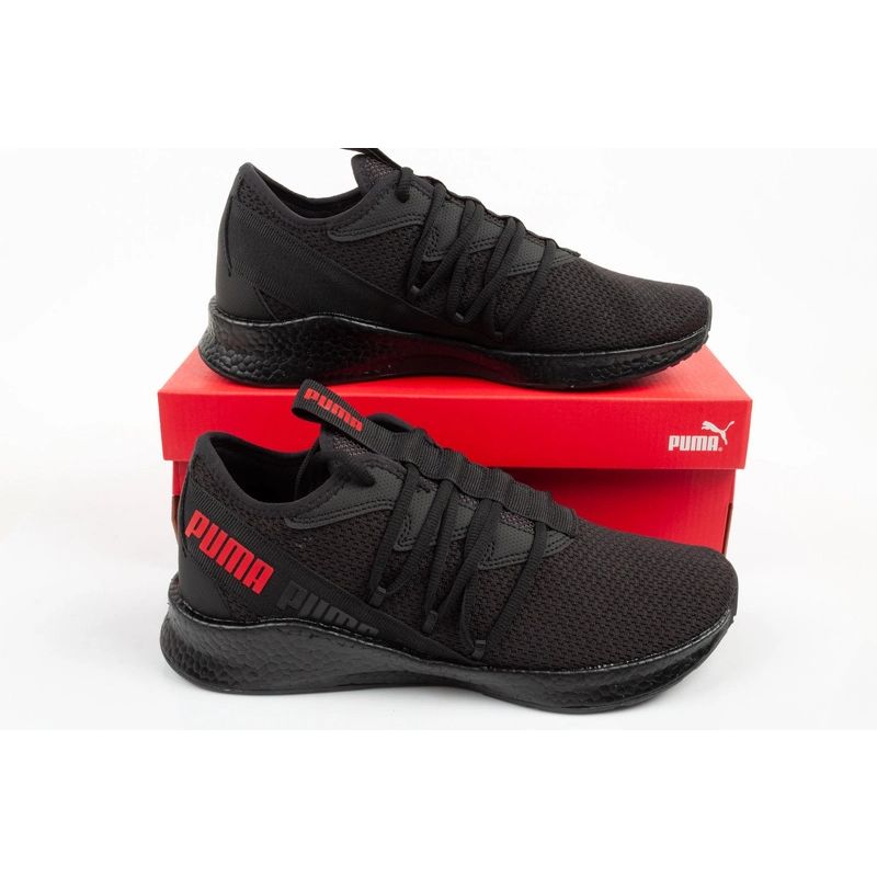 Puma men's sports shoes NRGY Star lightweight black sneakers