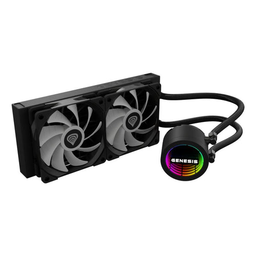 GENESIS WATER COOLING HYDRIA 240 ARGB BLACK Chłodzenie/Chłodzenie - zestawy chłodzenia wodnego Your Sports Performance