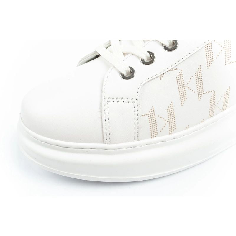 Karl Lagerfeld Kapri men's shoes sneakers natural leather white In preparation Your Sports Performance