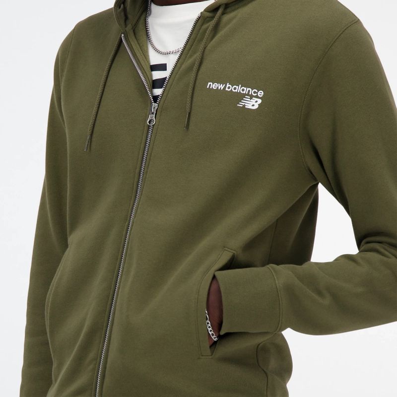 New Balance Classic Core Full Zipper Hoodie M MJ03907DMO Clothing/Outdoor New Balance