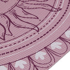 Gaiam Here &amp; Now Dusty Rose Yoga Mat 4mm 65272 Accessories/Training equipment Your Sports Performance