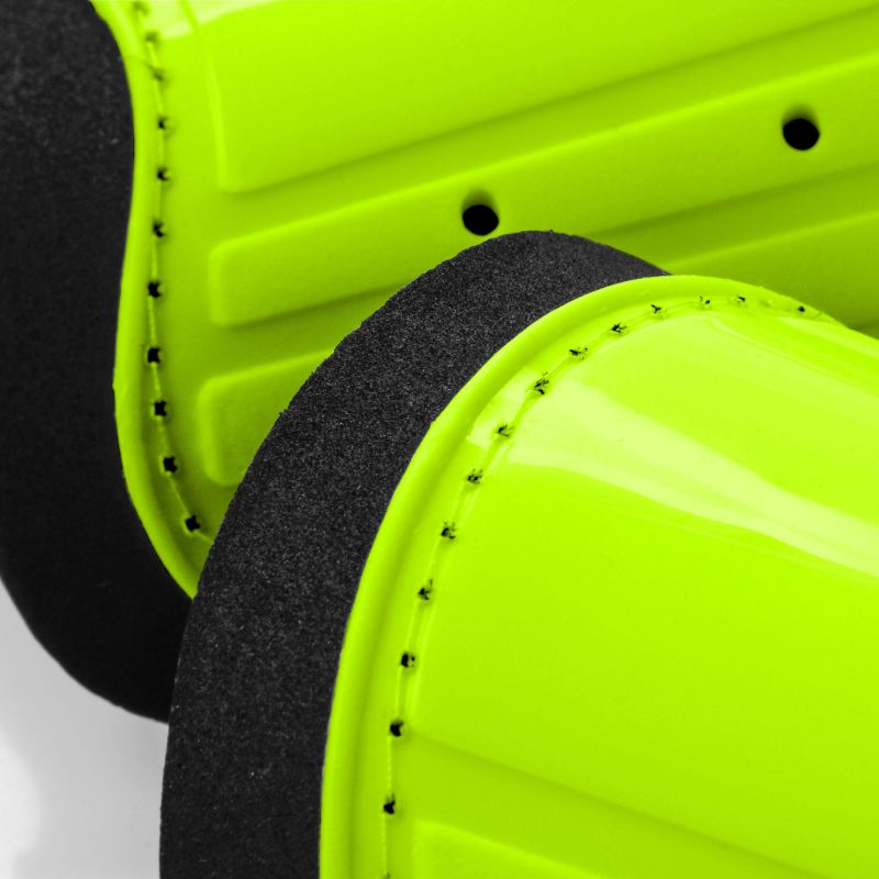 Meteor L football shin guards white In preparation Your Sports Performance