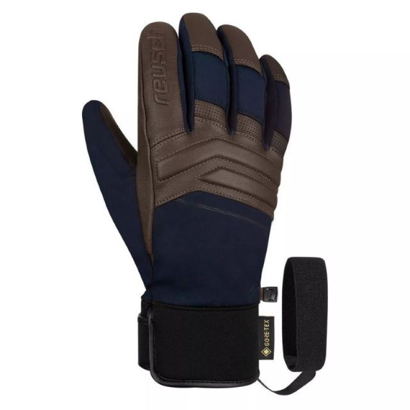 REUSCH Jupiter GORE-TEX gloves size 8.5 navy blue Narciarstwo/Rękawice Your Sports Performance