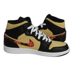 Original Air Jordan 1 Mid Tartan Swoosh Men's Sneakers - DZ5329-001 AIR Jordan