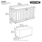 Garden storage box 439 L 60089