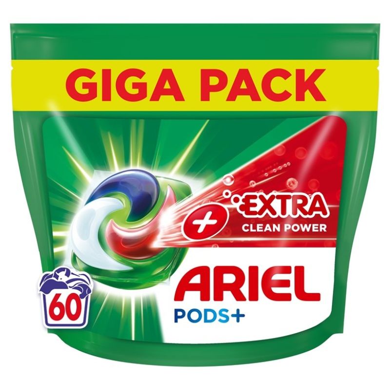Ariel Extra Clean laundry capsules 60 pieces Chemia/Kapsułki i tabletki do zmywarki Your Sports Performance