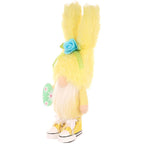 gnome bunny 25cm yellow in sneakers spring decoration Home and Garden/Equipment Your Sports Performance