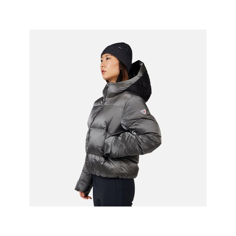 ROSSIGNOL W DAILLE DOWN JKT women's ski jacket gray