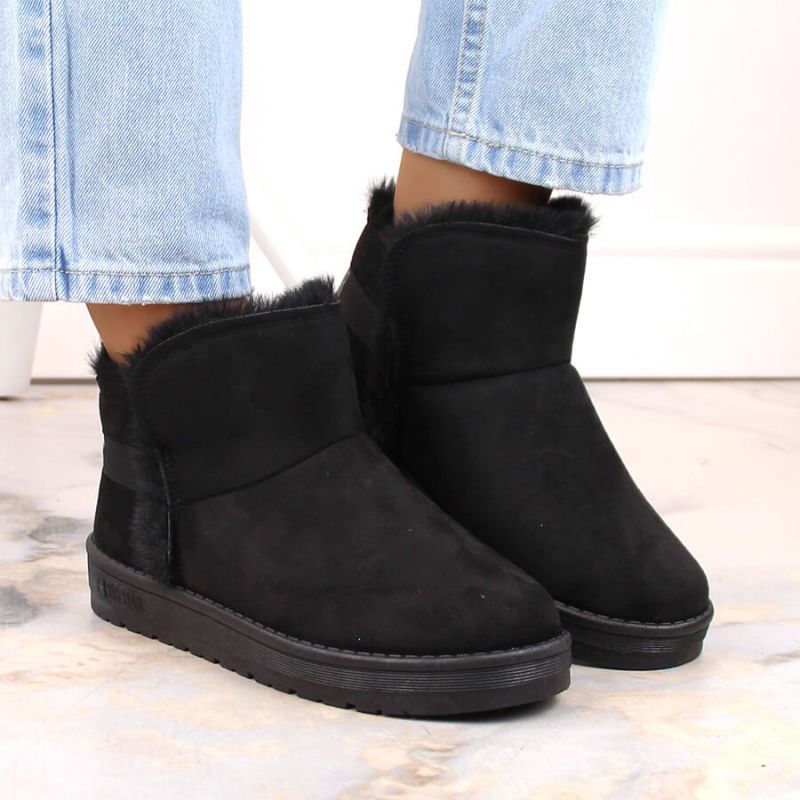 Black snow boots on the Big Star W INT1752 platform Footwear/Lifestyle Your Sports Performance