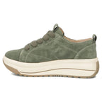 Filippo DP7959 green leather platform sneakers