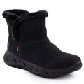 Rieker M6554-00 Waterproof Women's Snow Boots with Fur Trim, Black Footwear Your Sports Performance