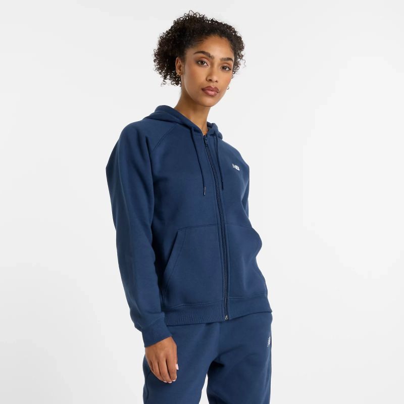 New Balance Sport Fleece Logo Full Zip Sweatshirt W WJ43525NNY Clothing/Lifestyle/New Balance New Balance