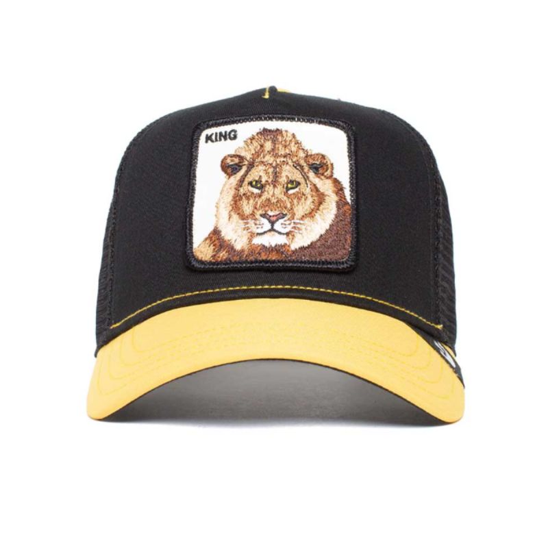 Goorin Bros. The King Lion Trucker Gold Cap - 101-0388-GLD Odzież/Czapki/Czapki z daszkiem Your Sports Performance