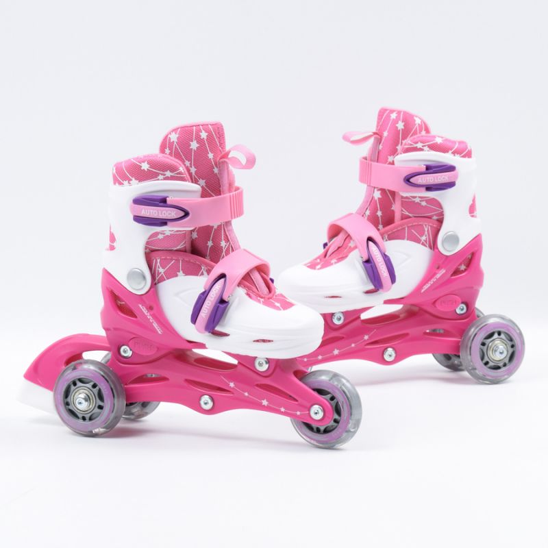 SMJ Sport Combo Pink LED set: 2in1 roller skates HS-TNK-000009549 Accessories/Skating/Rolki (pozostałe) Your Sports Performance