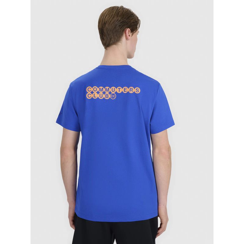 Men's regular printed T-shirt 4F 4FWSS25TTSHM2239-36S *Kategoria tymczasowa Your Sports Performance