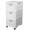 ROTHO Large bookcase with 3 drawers COUNTRY white Dla zwierząt/Miski, pojemniki i poidełka (uniwersalne) Your Sports Performance
