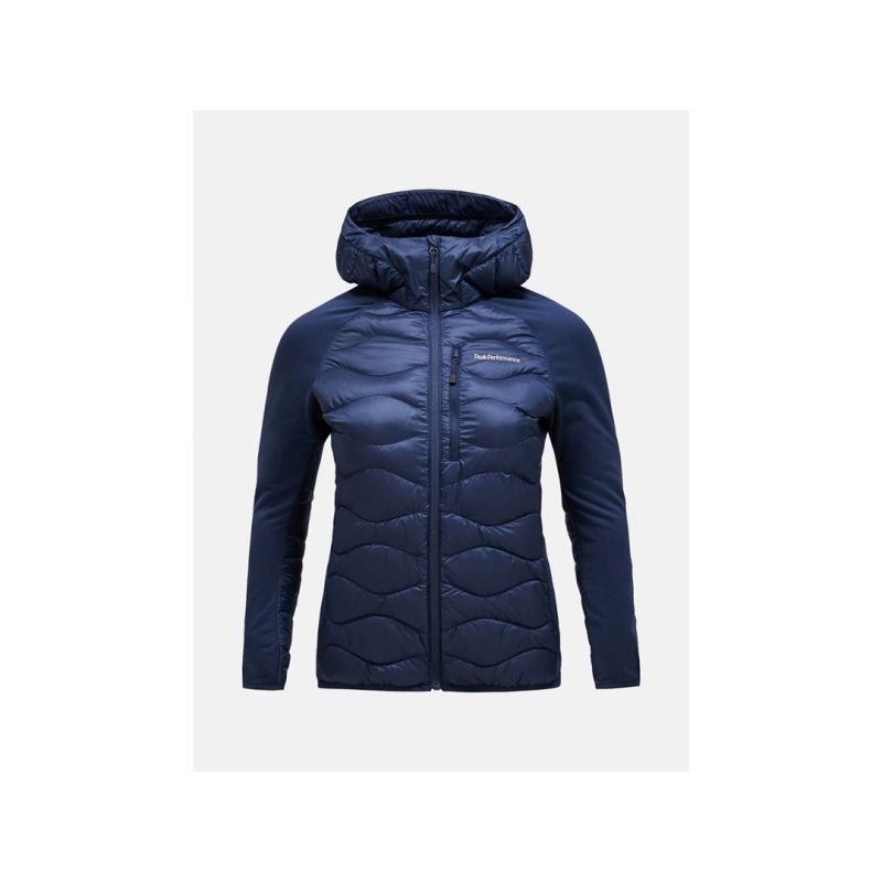 Peak Performance Jacket W Helium Down Hybrid Hood Navy Blue Klasyka/Kurtki Your Sports Performance