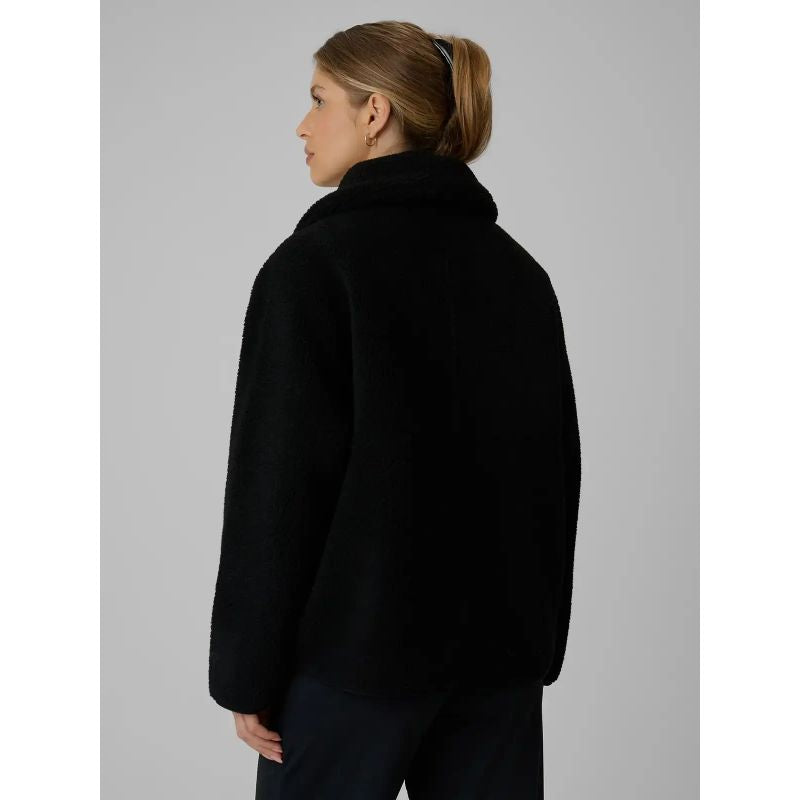 Women's loose sherpa fleece with stand-up collar 4F 4FWAW26TFLEF463-20S