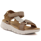 Women's platform sports sandals camel Artiker 58C1231 Artiker