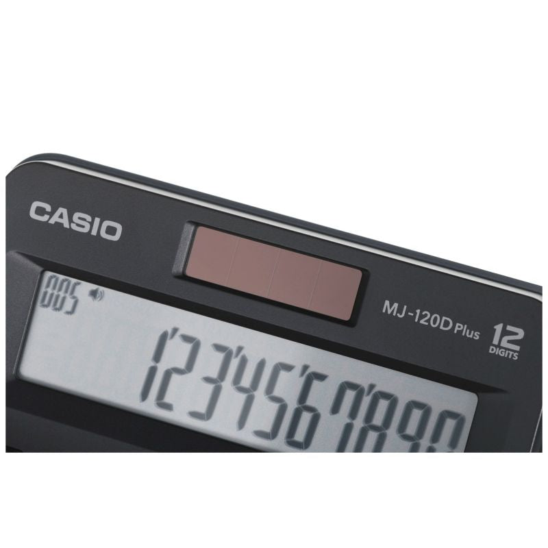 CASIO MJ-120D PLUS OFFICE CALCULATOR BLACK, 12-DIGITAL DISPLAY In preparation Your Sports Performance