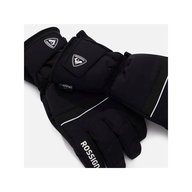 ROSSIGNOL TECH IMP’R iTip Men’s Ski Gloves, Black