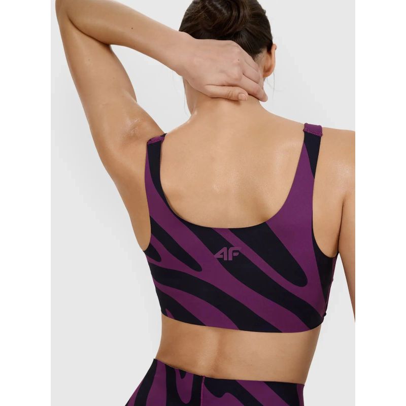 4F 4FWSS25USBAF165-50A Medium Support Yoga and Pilates Bra Clothing Your Sports Performance