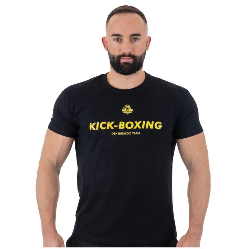 Cotton T-shirt "Kick-boxing" - M ODZIEŻ - Koszulki treningowe Your Sports Performance