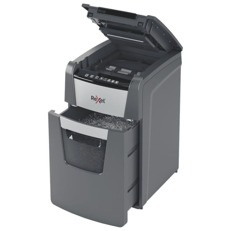 Rexel Optimum AutoFeed+ 130X Shredder, (P-4), 130 sheets, 44 l bin Urządzenia biurowe/Niszczarki Your Sports Performance