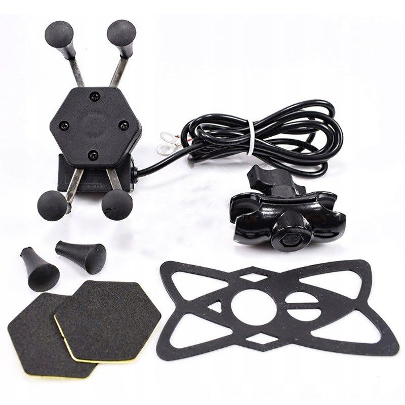 FreedConn MC7C phone holder and charger + BM2R head tube mount In preparation Your Sports Performance