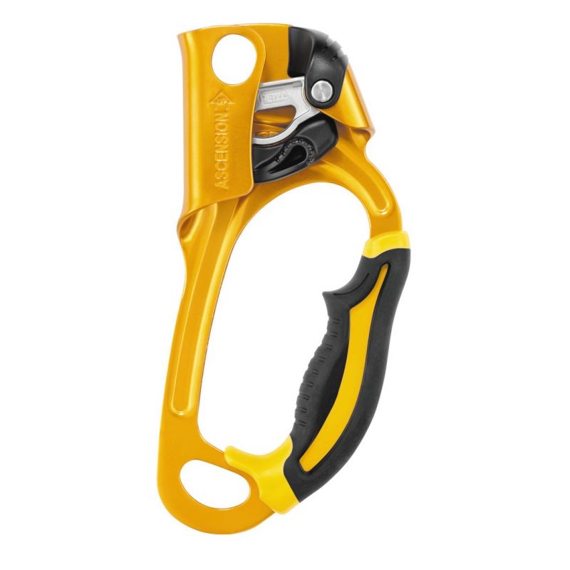 Petzl ASCENSION right-hand ascender, black and yellow Wspinaczka/Akcesoria Your Sports Performance