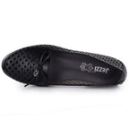 Women's openwork lords shoes black Jezzi 222-5 To be categorized Your Sports Performance