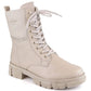 Comfortable insulated leather boots Rieker W RKR613, beige Footwear/Outdoor/Rieker Your Sports Performance