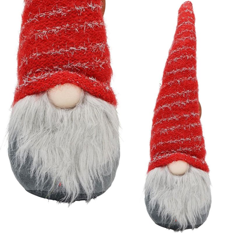 GNOK WITH A LONG RED HAT AND A GLITTER NOSE 10x9x42CM Clothing Your Sports Performance
