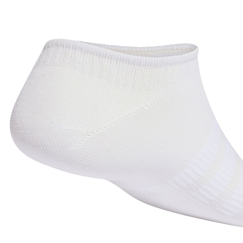 Adidas Thin&Light Sportswear No Show Socks 3 Pairs White JZ0534