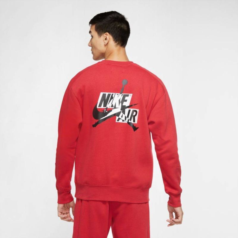 Air Jordan Jumpman Fleece Sweatshirt Red - CK6763-687 Odzież/Odzież na co dzień Your Sports Performance