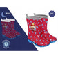 Perletti children's rain boots little fireman for boys In preparation Your Sports Performance