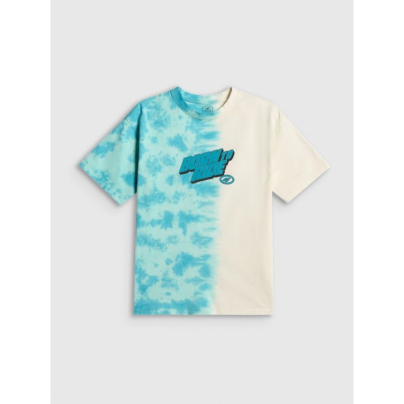 Boy's cotton T-shirt 4F 4FJRSS26TTSHM4168-90A
