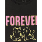 Girls' regular printed T-shirt 4F 4FJRAW26TTSHF4240-20S