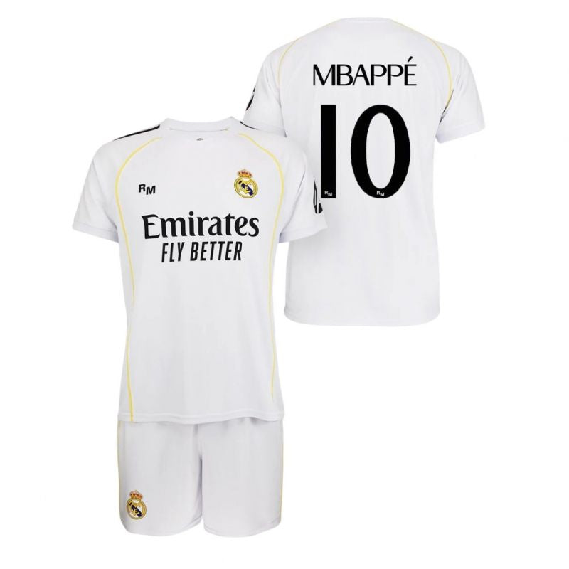 Real Madrid set shirt shorts junior Mbappe box RM25B1 In preparation Your Sports Performance